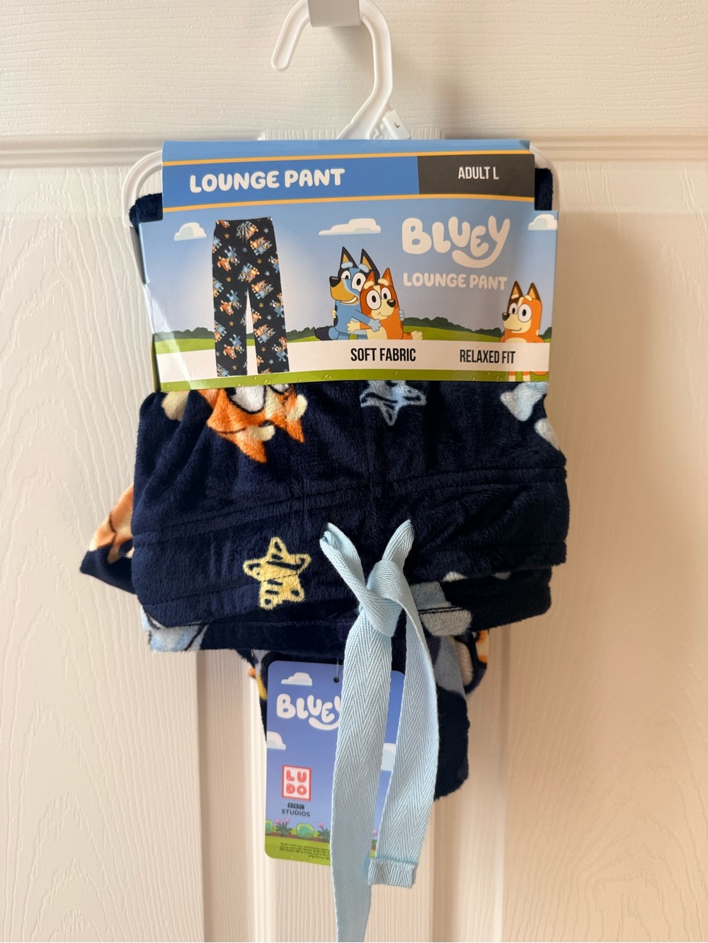 Bluey Men's Navy Lounge Sweatpants with Character Print